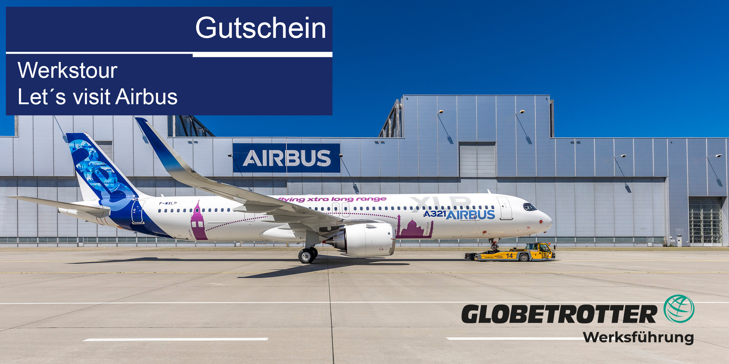 Airbus-Flugzeug auf Rollfeld